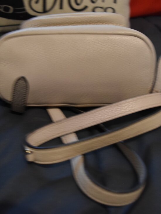 Coach Pennie 22 Soft White Leather Pebbled Backpack main image 5